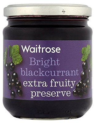 Conserva De Grosella Negra Waitrose 340G - Paquete de 2