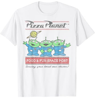Disney Pixar Toy Story Pizza Planet Food & Fun Space Port T-Shirt