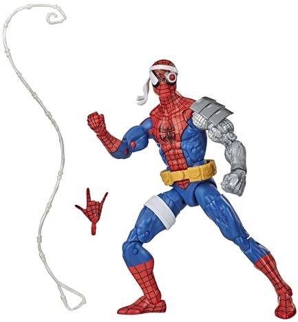 Hasbro Marvel Legends Series - Figura del Hombre Araña Cyborg de 15 cm - Colección Vintage - Diseño cíborg Inspirado en el Comic