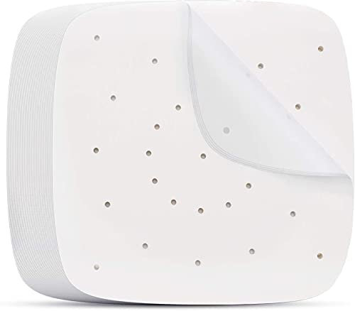 Air Fryer Liners 9 Inch, 200pcs Square Air Fryer Parchment Paper White Air Fryer Filter Paper Square Perforated Parchment Paper Bamboo Steamer Papers for Air Fryer and Steaming Basket