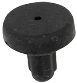CG94 - Set mit 10 kratzfesten Gummipuffern für Gasherd | kompatibel mit Smeg Franke | Ersatzcode 133.0053.720 | Gusseisen, 1 cm Basis, 0,4 cm Stift