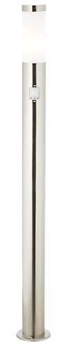 Lightbox Außen Pollerlampe mit Bewegungsmelder - 80 cm Höhe - Ø 8 cm - | Außen Stehlampe, Bewegungsmelder, 80 cm Höhe, Ø 7,5 cm, E27, max. 40 W