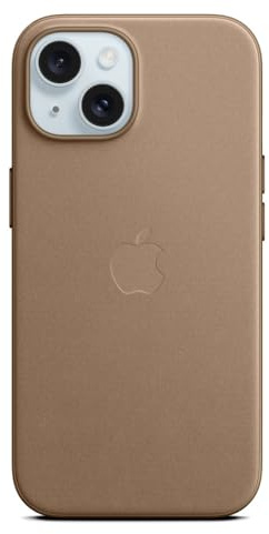 Apple Coque en Tissage Fin avec MagSafe pour iPhone 15 - Taupe ​​​​​​​