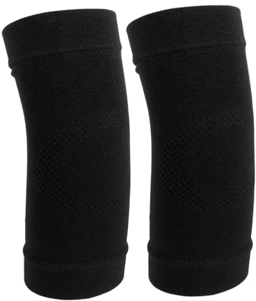 COMNICO 1 par de coderas de nailon para tenis, golfistas, codos, protección deportiva, para alivio del dolor para hombres y mujeres (negro)