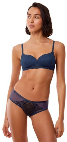 Triumph Women's Delightful Spotlight P Bra, Dark Blue, 34C