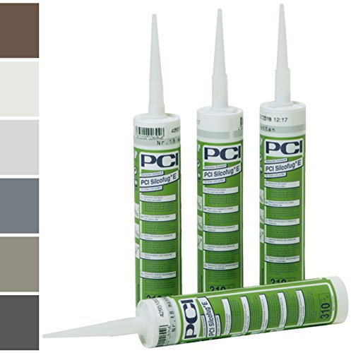 PCI Silcofug E Dichtstoff 310ml Kartusche (Anthrazit, 1, Kartusche)