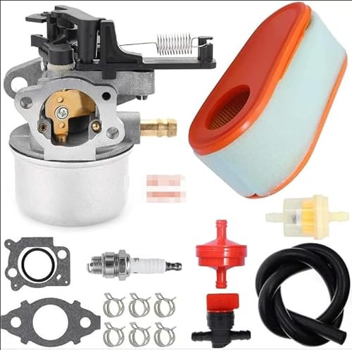 Ollanoos 591137 Carburetor Kit, Carb Kit with 795066 Air Filter Fuel Filter Spark Plug for 111P02 114P02 121Q02 121Q07 121S02 121S07 121S75 124Q02 11P902 Pressure Washer TB360 775EX Lawn Mower