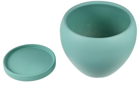 BESPORTBLE Ceramic Flower Pot Mittelgroßer Blumentopf Mit Untersetzer Für Sukkulenten Und Kleine Pflanzen Hochwertige Keramik Für Innen Und Außendekoration Für Zuhause Und Büro