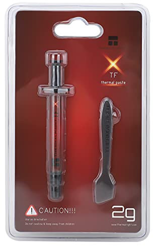 TR TFX 2G Rendimiento extremo pasta de compuesto térmico de 2 gramos, 14,3 W/MK, alta durabilidad, para todos los enfriadores de procesadores de rotura térmica, aplicación segura