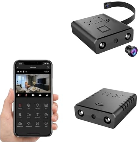 Il Detective Mini Telecamera WiFi di Sorveglianza, Sensore di Movimento, USB, Visione Notturna, Controllo da Smartphone