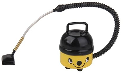 MagiDeal Aspirateur miniature pour maison de poupée, mobilier multifonctionnel, outil de nettoyage, accessoires et produits d'entretien ménager, Jaune