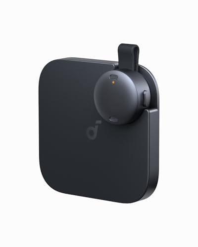 soundcore Work Registratore Vocale AI by Anker, per Riunioni, con Trascrizione e Riassunti Automatici con AI, Indossabile, 64 GB, 150+ Lingue, Certificato MFi, 300 Min/Mese Inclusi, USB-C