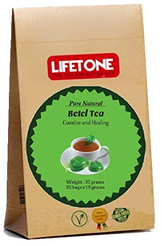 lifetone the tea for better life, Betelblatt Tee | 100% reiner natürlicher Kräutertee | Abführtee | 20 Teebeutel