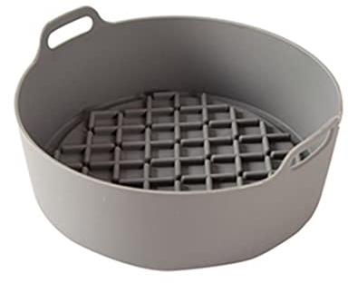 OUMIFA Auflaufform Silikon-Topf-Topf-Luft-Fryern verdicken Pizza-Brot-Grillkorb-Backofen Back-Pan Gebratenes Hühnerzubehör(02)