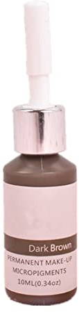 Joysim Permanent Make-up Augenbrauen-Pigmente, PMU & Microblading-Verfahren, Tattoo-Pigment, 10 ml, Dunkelbraun