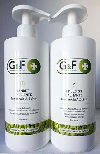 Gel de Ducha + Aceite de Onagra. Plan Alivio del Picor y Piel Reseca. Tratamiento 30/60 dias. Gel de baño. Emulsión calmante. Tendencia atópica. Syndet gel baño