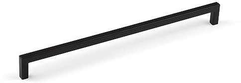 Matt Black Kitchen Cupboard Squared Handle Pull with 320mm Centres
