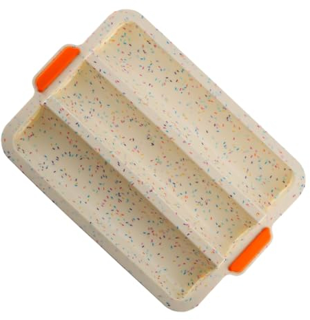 OUNONA Mold Bread Crisping Tray Toast Pan Bread Pans for Baking Pan for Baking Silicone Cake Pan Baking Bakery Tray Nonstick Toast Cookie Baking Pan Hot Dog Silica Gel Oven