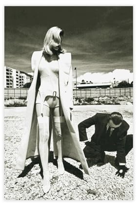 AMATWI Helmut Newton Poster auf Leinwand, Wandkunst, Dekordruck, Gemälde für Wohnzimmer, Schlafzimmer, Dekoration, ungerahmt, 30 x 45 cm