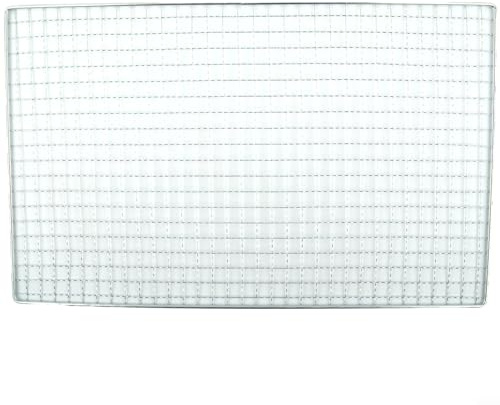 Grille de barbecue en acier inoxydable pour barbecue japonais coréen (40 x 25 cm)