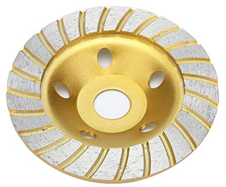 CYMKYQ Disco Desbaste Hormigon,Disco Diamante de Lijar 125x22mm Segmento de diamante Rueda de molienda Concreto Mármol Granito Diamante Rueda Rueda de Piedra Disc