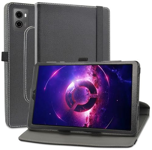 MAMA MOUTH Kompatibel mit Lenovo Legion hülle,360° Drehbarer Stand Cover Premium Schutzhülle Tasche Etui mit Ständerfunktion Case für Lenovo Legion Y700 Tab TB320FC 8,8 Zoll Tablet,Schwarz