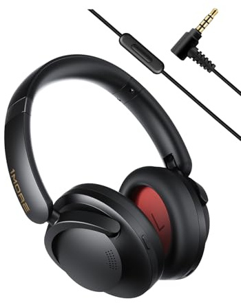 1MORE SonoFlow Pro HQ51 Noise Cancelling Headphones - Over Ear Bluetooth Headphones with LDAC for Hi-Res Wireless Audio,100H Playtime, Bluetooth 5.4, QuietMax ANC, Comfortable Fit, Clear Calls (Black)