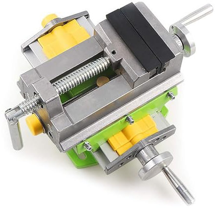 étau De Presse Pour Perceuse à Glissière Croisée, étau Composé 2 Voies X-y, Pour Perceuse à Glissière Croisée, étau De Fraisage, Table De Travail Multifonction, Table De Travail De Fraisage, 3 Pouces