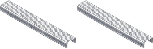 PETRUS 55700 - Grapas galvanizadas escolar/oficina modelo 202 (x1000) (Paquete de 2)