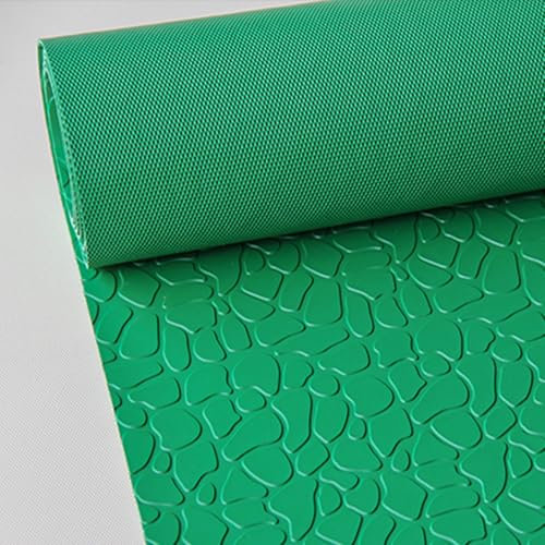 Pavimento Gomma Tappetini in Gomma per Pavimento Garage, Tappetini in Gomma Multiuso per Casa/ Palestra/ Giardinaggio/ Parcheggio, Tappetino Antiscivolo per Banco da Lavoro Garage(Green,1.2mx0.8m/3.9f