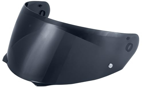 Visiere Casque Moto pour i90 i91 HJ-33,Visière de Casque de Protection Contre Le Vent Moto,Remplacement de Lentille de Casque de Visière de Casque de Moto (Noir)