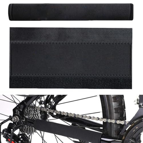 DWFEYOI 2 articoliBatticatena batti Catena Bici Bicicletta Protezione protettore Neoprene batticatena batti Catena Bicicletta Protezione protettore,Protezione Protettore para Catena Telaio,Nero