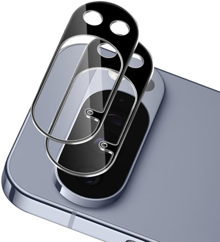 Xunzii 2 Stück Kameraschutz für Google Pixel 10 Pro XL für Panzerglas - [Schwarz], 9H Härte Anti- Kratzer Kamera Schutzfolie, Ultra-Klar Linse Glas Folie, Anti-Staub HD Hinten Kamera Schutz