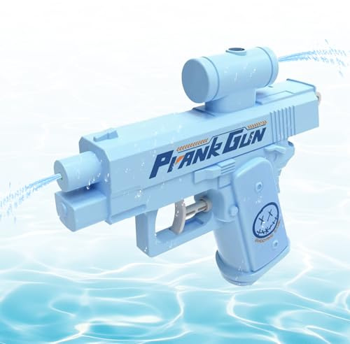 CUVZORA Pistola ad acqua scherzo, Prank Reverse Water Guns, Pistola ad acqua scherzo che spruzza davanti e dietro, Giocattolo per scherzi, Ideale per l'estate, la piscina, la spiaggia e gli scherzi