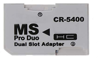 Carte Micro SD/Micro SDHC TF vers Memory Stick MS Pro pour carte duo pour