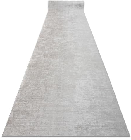 rugsx Läufer Antirutsch Lotus Smooth 52420 Melange beige - Waschbar - 60x400 cm- Rutschfester Teppich für Flur & Küche