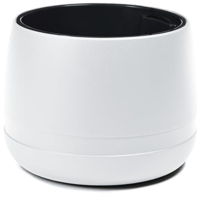 Tymar KOMA Grand pot de fleurs d'extérieur - Grand pot de fleurs d'extérieur - Mat - Diamètre : 40 cm - Vase blanc