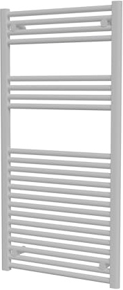 Schulte Sonora Design-Heizkörper 120 x 60 cm Weiß, 632 Watt, Pulverbeschichteter Stahl-Heizkörper für Zentralheizung, Moderner Bad- & Wohnraumheizkörper mit Wandhalterung