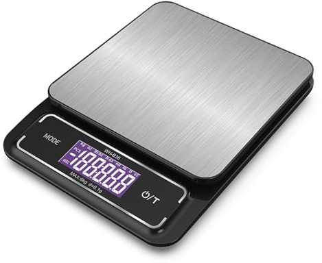 Bilancia Per Alimenti Digitale Da 6 Kg/10 Kg Display Retroilluminato A LED Elettronico Ricaricabile Impermeabile Bilancia Da Cucina Impermeabile Ricaricabile Multifunzionale