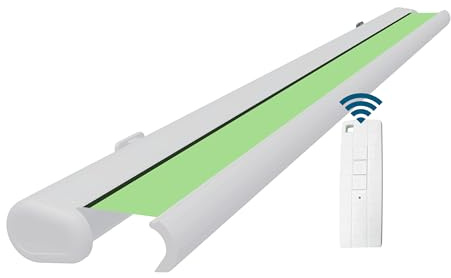 Eclipse Vollkassettenmarkise weiß elektrisch 5,0x3,0m Tuch: Linde | Markise Balkon Garten Terrassenüberdachung Sonnenschutz Polyacryltuch UV-Schutz 50+ Smarthome-fähiger Dooya Motor
