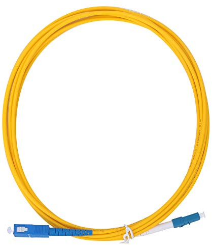 Marhynchus 2 Cavi Patch in Fibra Ottica da SC a LC, 3 Metri, Bassa Perdita di Inserzione, Elevata Resistenza Alla Trazione per Sistemi di Comunicazione in Fibra Ottica e Trasmissione dati.
