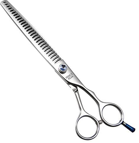 Fenice Professional 7/7.5/8 Pet Grooming Scissors Thinning Cutting Shears for Dog s/Cats Thinning Rate:70-80%(8.0 inch)