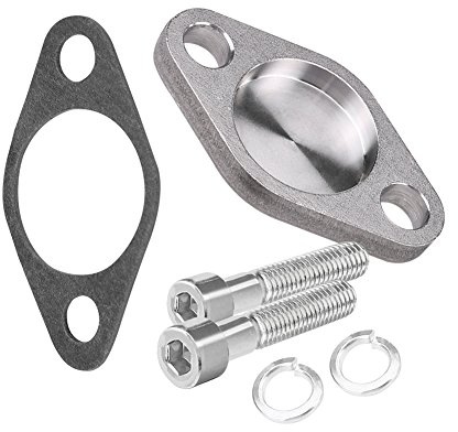Keenso Plaque d'Obturation de Valve Remplacement de Bloc d'Obturation 8mm avec le Joint et le Vis SI-A0254 en Acier Inoxydable