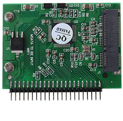 planuuik MSATA SSD Hard Disk to 44 Pin IDE Converter Adapter 2.5 inch IDE HDD for Laptop