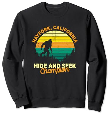 Retro Hayfork, California Big foot Souvenir Sweatshirt