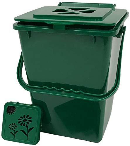 Exaco ECO 2000-NP Seau à Compost de Cuisine Vert 8 l