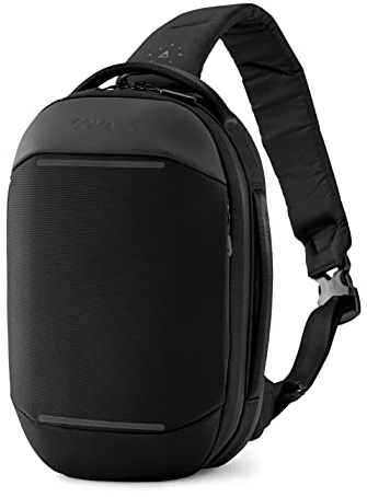 Gomatic Navigator Sling 6 L | Crossbody-Bag | Gürteltasche | Sling-Bag | Daypack | Tablet-Tasche | Umhängetasche für jeden Tag | Tagesrucksack wasserabweisend - Black