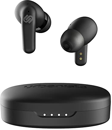 Urbanista Seoul In Ear Kopfhörer | Wireless Earbuds mit Mikrofon | 70ms Low Latency Gaming Earbuds | Dual-Mode Bluetooth Earphones | Schnelles Aufladen USB-C Kopfhörer | 32 Std. Spielzeit | Schwarz