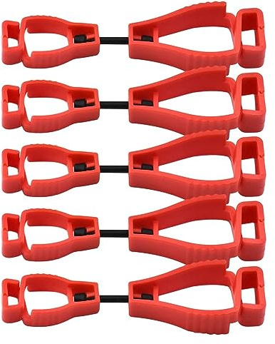 DONGKER 5PCS Glove Holder Clip,Glove Belt Clips for Work Gloves DIY Store Garden Work