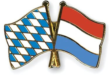 Bayern-Luxemburg Freundschafts Pin